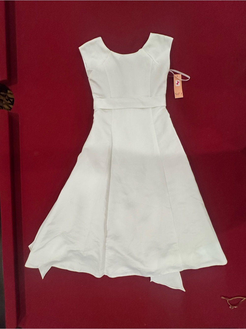 NWT Tip Top Kids Style 5377 Flower Girl/First  Communion All Satin Dress